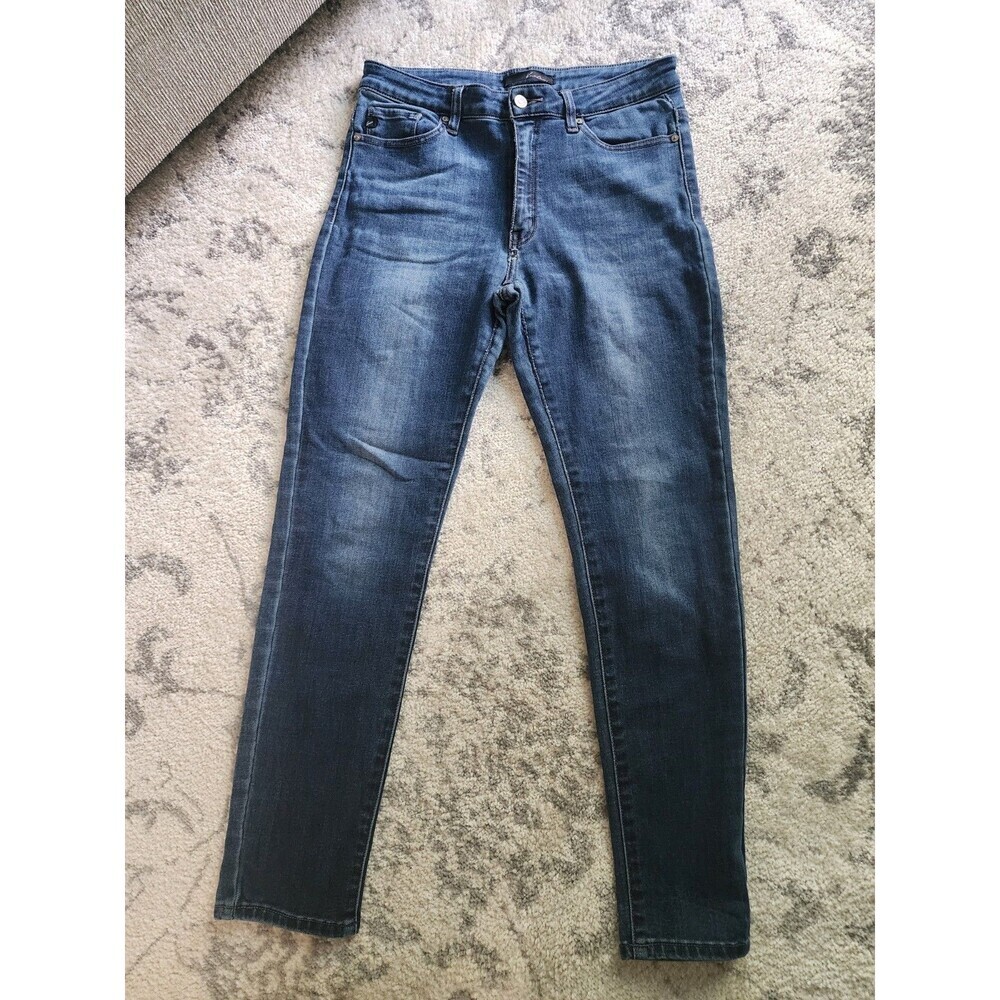 KanCan Women's High Rise Blue Denim Jeans Stretch Button Zip Pockets Size 11/29